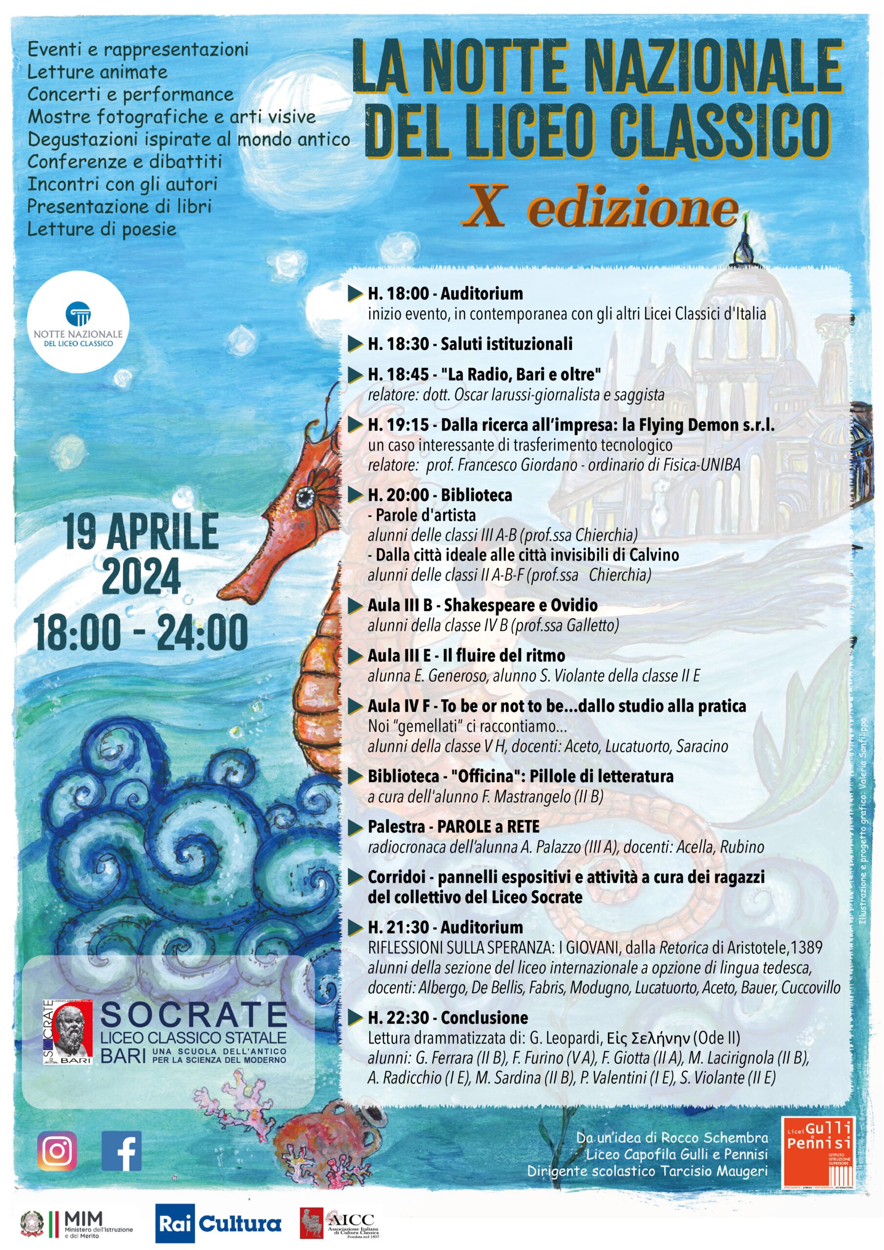 programma la notte dei licei