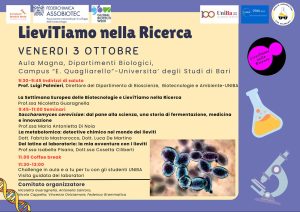locandina LieviTiamo nella Ricerca